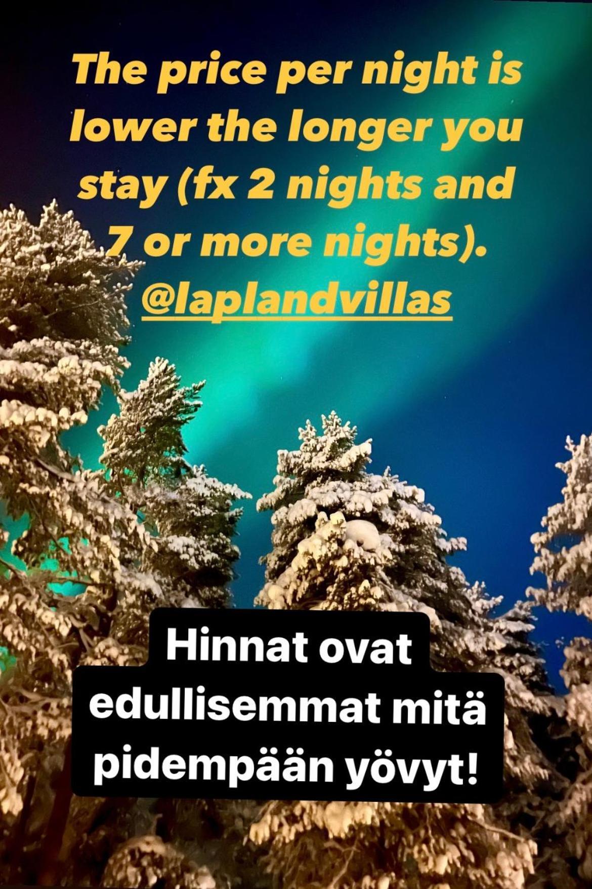 Villa Saarua By The Slopes Ski In, Family & Bike Park, Hike Trails, National Park, Wifi - Lapland Villas Ruka Exteriör bild